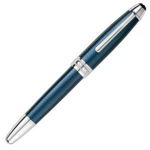 Montblanc Meisterstuck Solitaire Blue Hour LeGrand Rollerball Pen 112890 - NEW!
